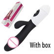 Dual Vibration 10 Speeds Female Vagina Clitoris Massager