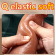 Huge Big Soft  Vibrator Heating Realistic Dildo