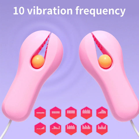 Nipple Vibrator Clamp Breast Massage