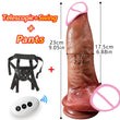 Huge Big Soft  Vibrator Heating Realistic Dildo