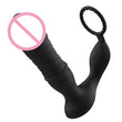 Telescopic Vibrating Dildo Anal Plug Bluetooth