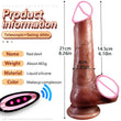 Huge Big Soft  Vibrator Heating Realistic Dildo