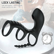 3 IN 1 Clit Vibrator Delayed Ejaculation Penis Ring Clitoral