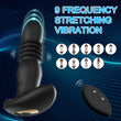 Telescopic Vibrating Dildo Anal Plug Bluetooth