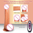 Telescopic Female Vibrator Dildo for APP Remotely