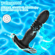 Telescopic Vibrating Dildo Anal Plug Bluetooth