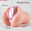 Vagina Sex Toy 2 in 1 Silicone Toys Male Masturbation