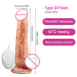 Huge Big Soft  Vibrator Heating Realistic Dildo