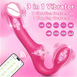 Wireless 3 in 1 Dildo Vibrator Double-Ended Vibrators