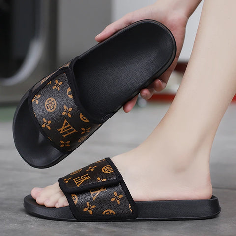 Summer Men Slippers Luxury Platform