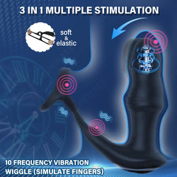 Massager Anal Vibrator 9 Wiggling