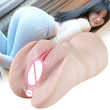 Vagina Sex Toy 2 in 1 Silicone Toys Male Masturbation