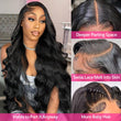 Wave Wig 250 Density 13x4 Lace Frontal Human Hair Wigs 38 Inch