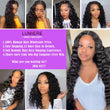 Hair 3/4 Bundles With Frontal Closure HD Transparent Lace Frontal