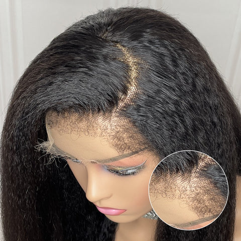 Brazilian 4x4 Transparent Lace Closure Wig For Woman Glueless